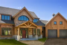 House with garage door
