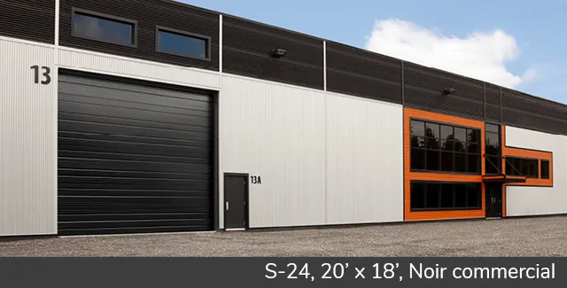 S-24, 20' x 18', Noir commercial