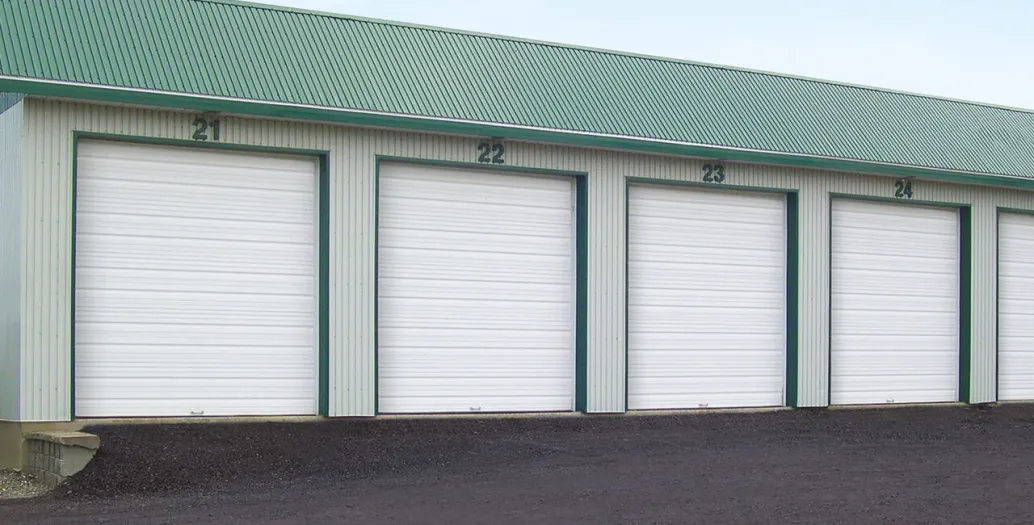  S-24 doors, 10' x 10', Commercial White