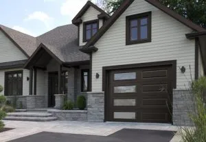 Eye-catching garage door