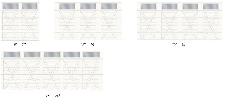 Layouts Configuration X, Cœur 4 lattes