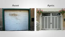 Transformation  d'une porte de garage