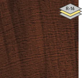 Couleur Noyer américain pour porte de garage Garaga en acier